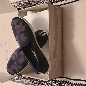 Rothys grey camo slip-on sneakers